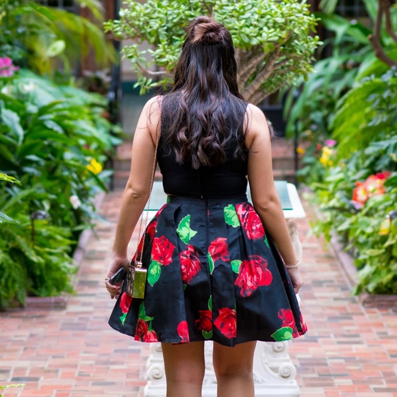 Formal Floral Skirt - Picture 5 of 5